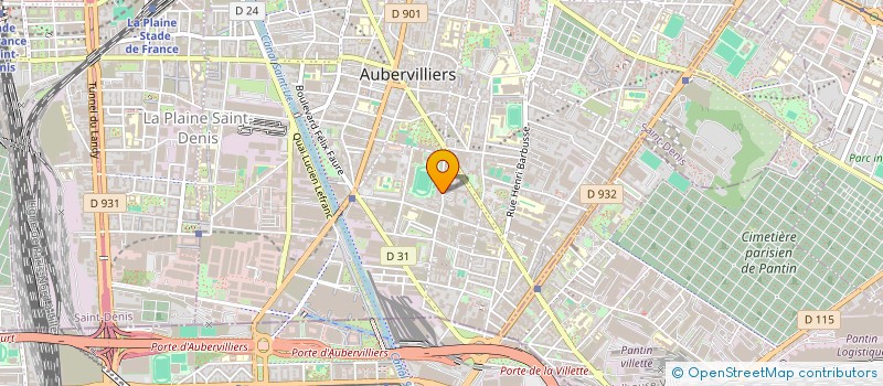 localisation de l'entreprise MONSIEUR HAMIDOU KHARCHAOUI à AUBERVILLIERS