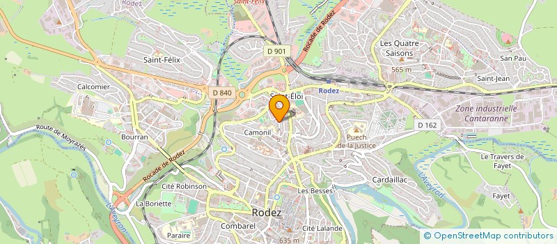 localisation de l'entreprise MONSIEUR HAMIDOU MAIGA à RODEZ