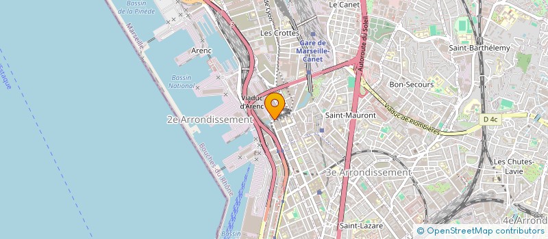 localisation de l'entreprise MONSIEUR HAMIDOU SACKO à MARSEILLE