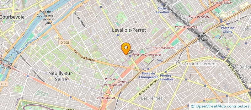 localisation de l'entreprise MONSIEUR HAMIDOU SOW à LEVALLOIS-PERRET