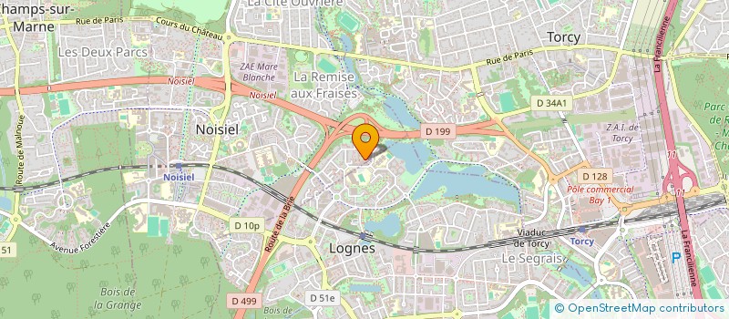 localisation de l'entreprise MONSIEUR HAMIDOU SOW  NOISIEL