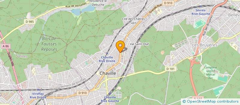 localisation de l'entreprise MONSIEUR HAMIDOU SY à CHAVILLE