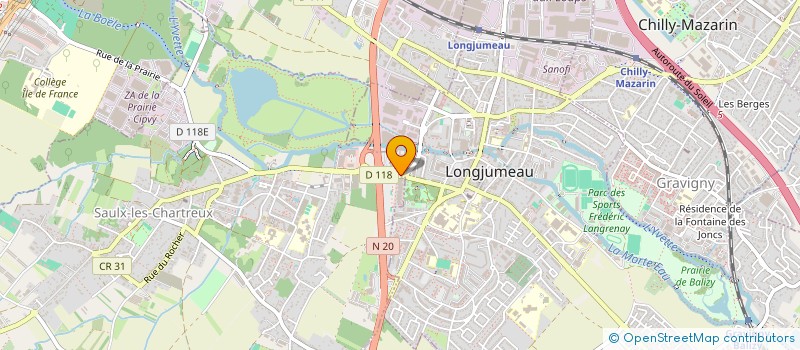 localisation de l'entreprise MONSIEUR HAMIDOU SYLLA à LONGJUMEAU