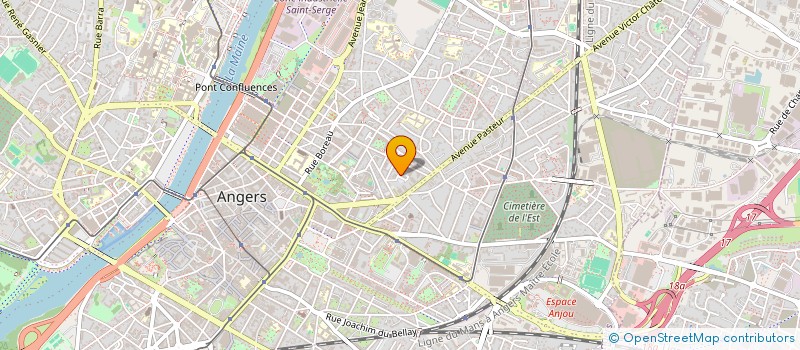 localisation de l'entreprise MONSIEUR HAMIDOU TRAORE à ANGERS