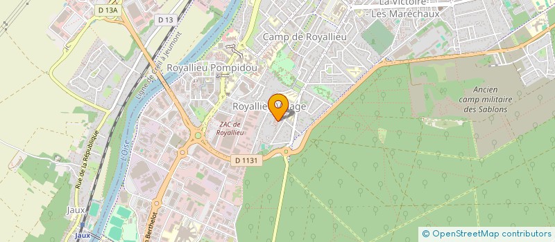 localisation de l'entreprise MONSIEUR HAMIDOU TRAORE  COMPIEGNE