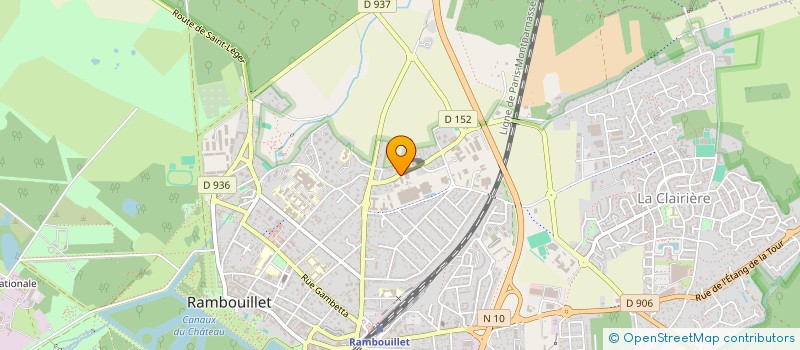 localisation de l'entreprise MONSIEUR HAMIDOU TRAORE  RAMBOUILLET