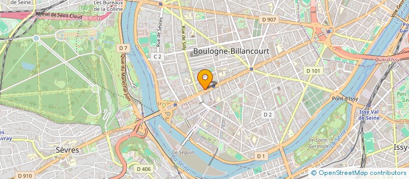 localisation de l'entreprise MONSIEUR HAMIDREZA ADHAM  BOULOGNE-BILLANCOURT