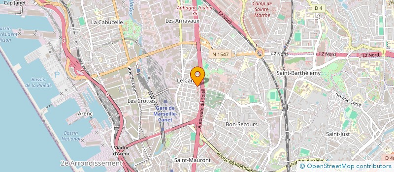localisation de l'entreprise MONSIEUR HAMIDREZA HOSSEINI DARREH BIDI à MARSEILLE