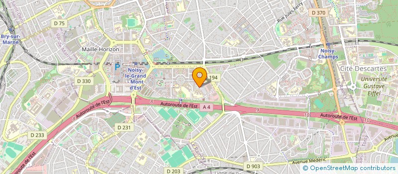 localisation de l'entreprise MONSIEUR HAMIDU KONATE  NOISY-LE-GRAND