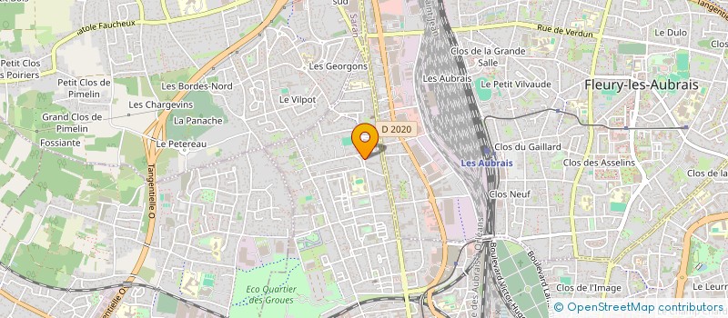 localisation de l'entreprise MONSIEUR HAMIDULLAH AZIZPOOR à ORLEANS