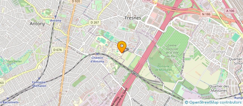 localisation de l'entreprise MONSIEUR HAMIDULLAH HASHIMI à ANTONY