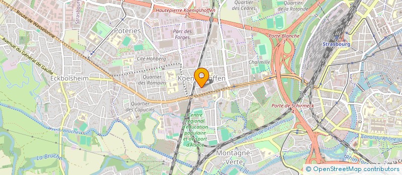 localisation de l'entreprise MONSIEUR HAMIDULLAH MANAWI à STRASBOURG