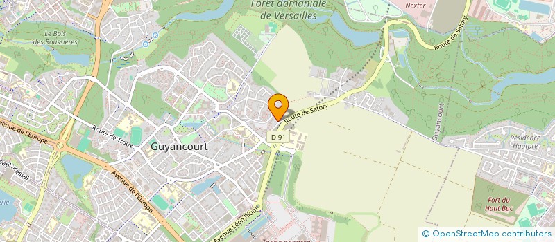 localisation de l'entreprise MONSIEUR HAMIDULLAH NASSER  GUYANCOURT