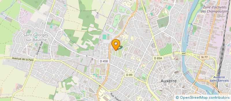localisation de l'entreprise MONSIEUR HAMIDULLAH SAFIZADA à AUXERRE