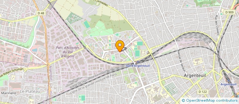 localisation de l'entreprise MONSIEUR HAMIDULLAH SANGEEN  ARGENTEUIL