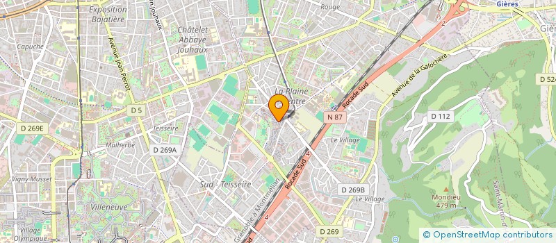 localisation de l'entreprise MONSIEUR HAMIDULLAH WAFAEE  SAINT-MARTIN-D'HERES