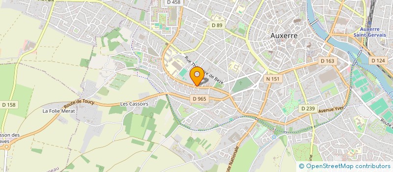 localisation de l'entreprise MONSIEUR HAMILTON MANNIL JOJI à AUXERRE