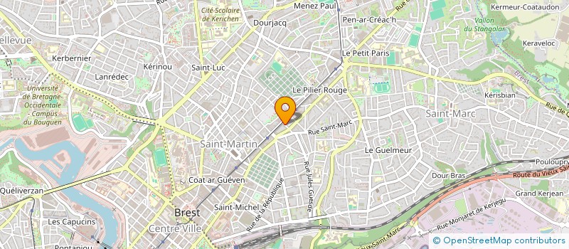 localisation de l'entreprise MONSIEUR HAMIMED AMMOU à BREST