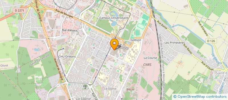 localisation de l'entreprise MONSIEUR HAMINE AL MAMY CHERIF à ORLEANS