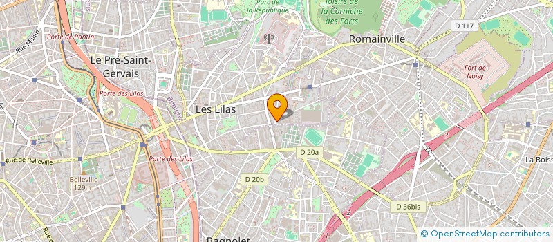 localisation de l'entreprise MONSIEUR HAMIR BEN SAAD à LES LILAS