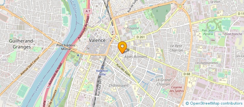 localisation de l'entreprise MONSIEUR HAMIR BERBAGUI à VALENCE