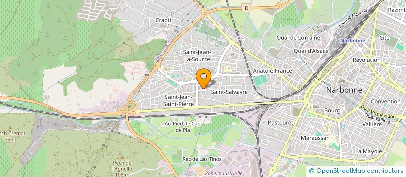 localisation de l'entreprise MONSIEUR HAMISU KASSIM ALI  NARBONNE