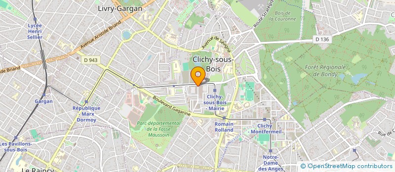 localisation de l'entreprise MONSIEUR HAMJA KANTE à CLICHY-SOUS-BOIS