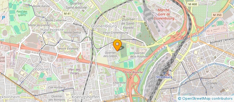 localisation de l'entreprise MONSIEUR HAMJAT HOTAK  STRASBOURG