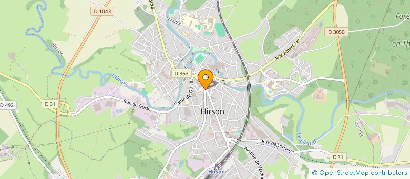 localisation de l'entreprise MONSIEUR HAMLET HARUTYUNYAN  HIRSON