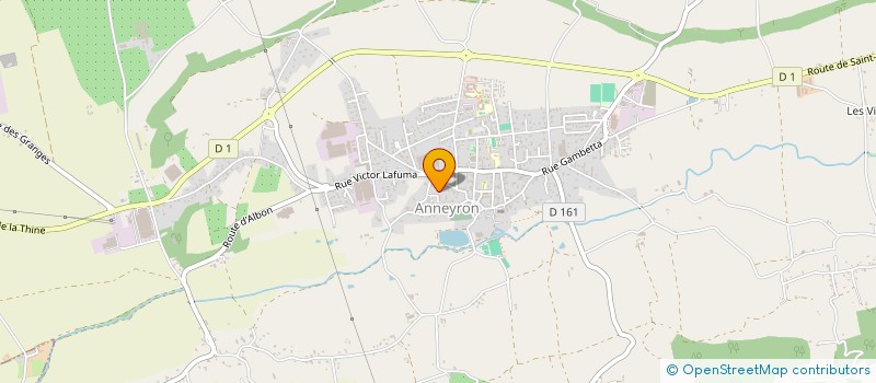 localisation de l'entreprise MONSIEUR HAMMAD M'MADI  ANNEYRON