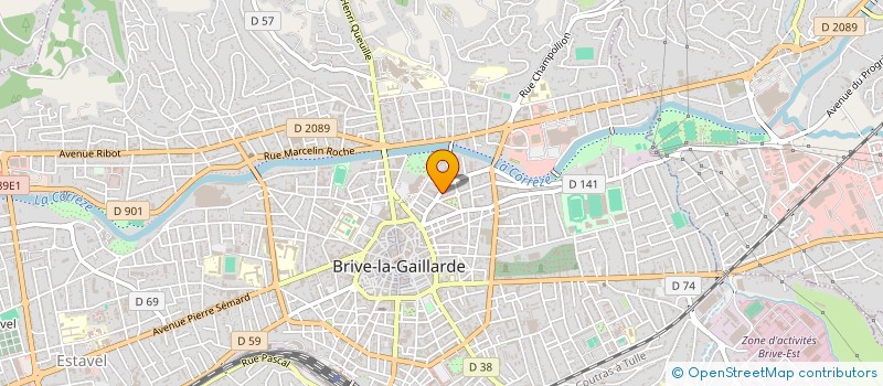 localisation de l'entreprise MONSIEUR HAMMAD MASOOD  BRIVE-LA-GAILLARDE