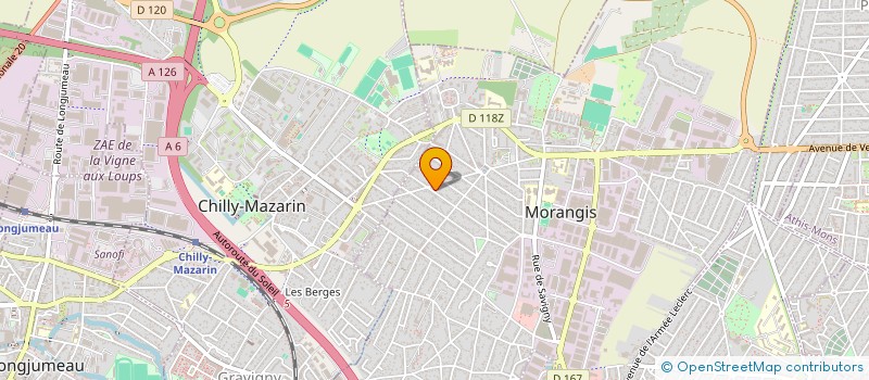 localisation de l'entreprise MONSIEUR HAMMADI BEN BENNOUR SAID à MORANGIS