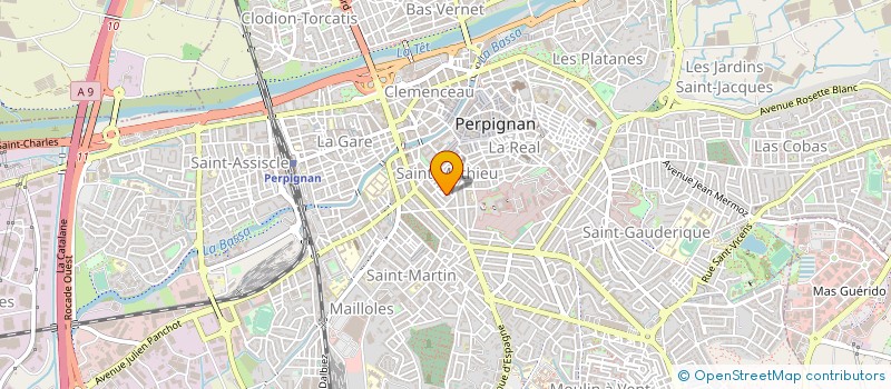 localisation de l'entreprise MONSIEUR HAMMADI BENALI  PERPIGNAN