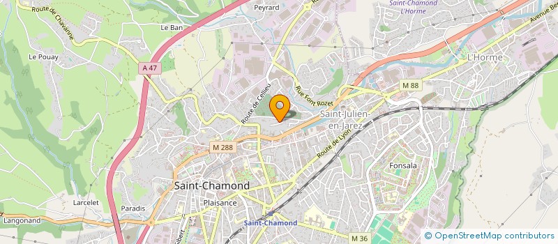 localisation de l'entreprise MONSIEUR HAMMADI DAHMANI à SAINT-CHAMOND