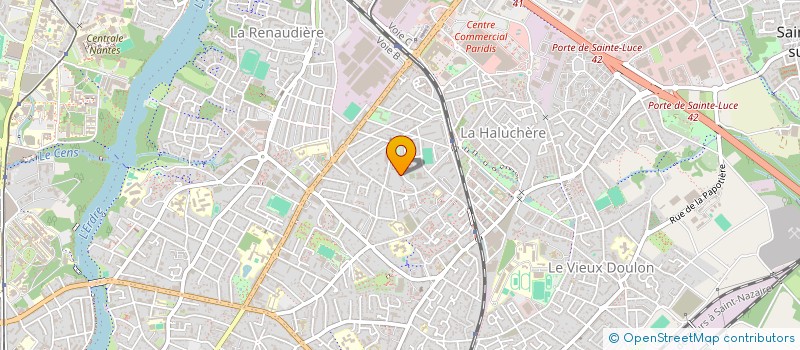 localisation de l'entreprise MONSIEUR HAMMADI HAJJI  NANTES