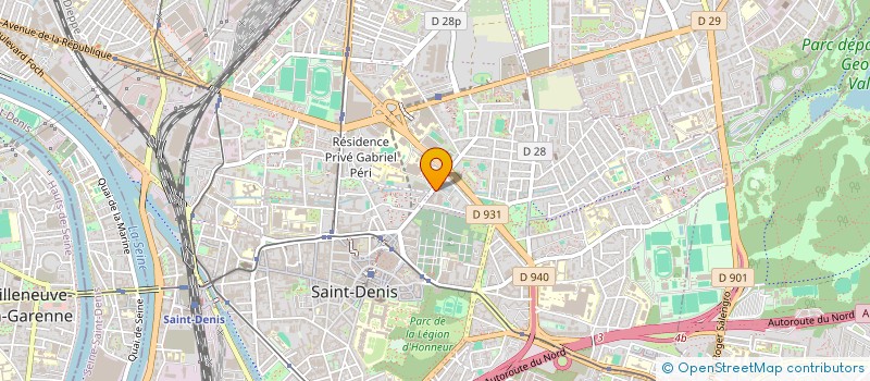 localisation de l'entreprise MONSIEUR HAMMADI RIAHI  SAINT-DENIS