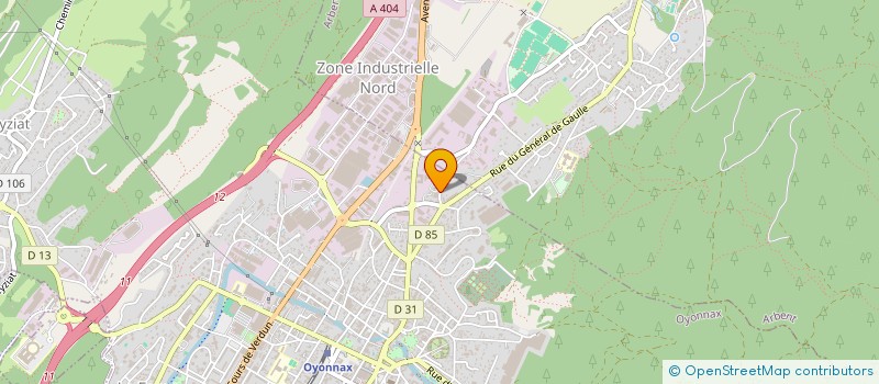localisation de l'entreprise MONSIEUR HAMMANI HOBBADI à OYONNAX