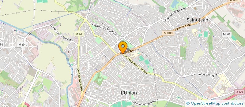 localisation de l'entreprise MONSIEUR HAMMOU ABBES à L'UNION