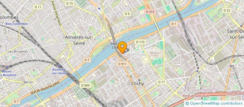localisation de l'entreprise MONSIEUR HAMMOU NAIT à CLICHY