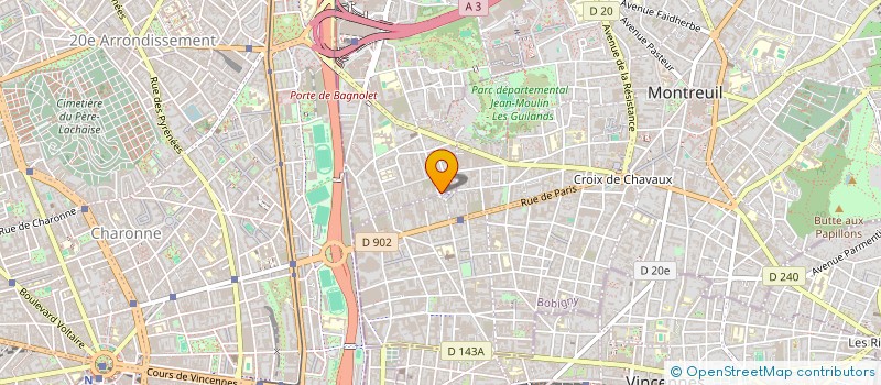 localisation de l'entreprise MONSIEUR HAMMOUD ZOUAGHI à BAGNOLET