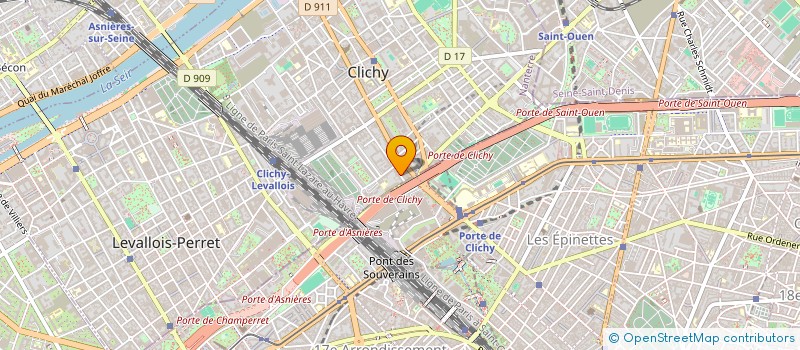 localisation de l'entreprise MONSIEUR HAMMOUDA AISSI  CLICHY