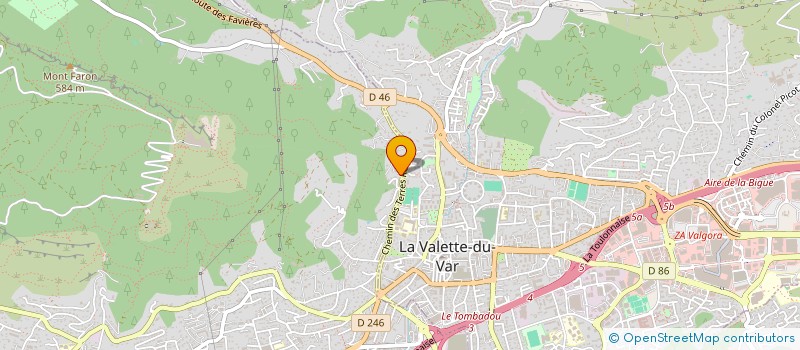 localisation de l'entreprise MONSIEUR HAMMOUDA H MAIDI  TOULON