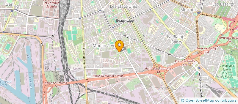 localisation de l'entreprise MONSIEUR HAMOU ABDELLAOUI  VENISSIEUX