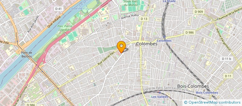 localisation de l'entreprise MONSIEUR HAMOU BENHAMOU à COLOMBES