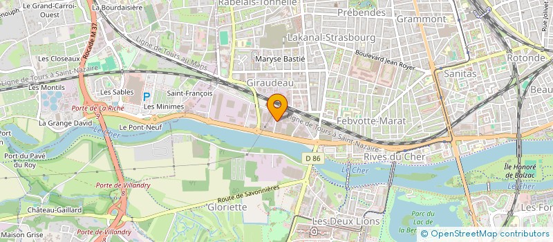 localisation de l'entreprise MONSIEUR HAMOU BENMAMMAR  TOURS