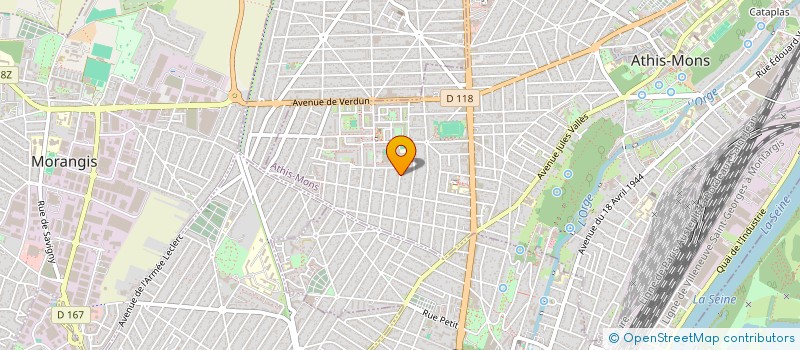 localisation de l'entreprise MONSIEUR HAMOU BOUDJEMA  ATHIS-MONS