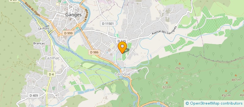 localisation de l'entreprise MONSIEUR HAMOU FANTROS  LAROQUE