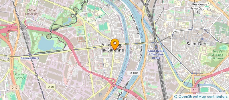 localisation de l'entreprise MONSIEUR HAMOU HAMOU L HADJ  VILLENEUVE-LA-GARENNE