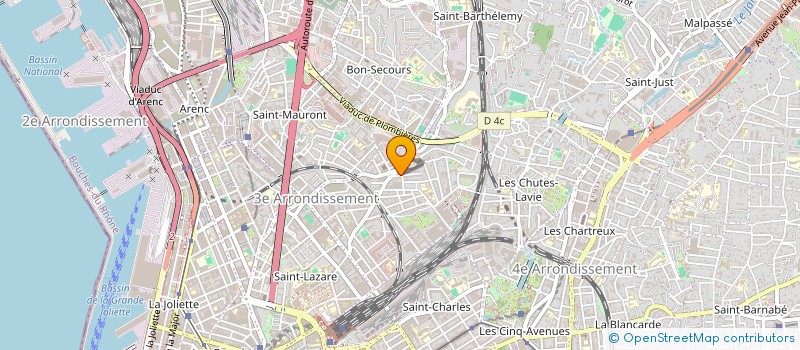 localisation de l'entreprise MONSIEUR HAMOUD YAHIAOUI  MARSEILLE