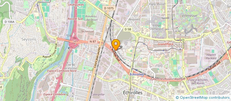 localisation de l'entreprise MONSIEUR HAMOUDA SAHRAOUI  GRENOBLE